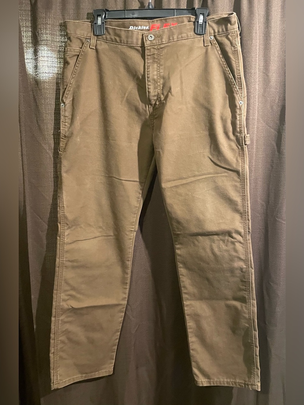 Dickies Men’s Tan Work Chinos - Straight Leg 36x32